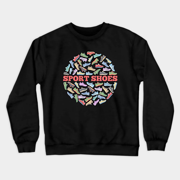 Sport Shoes Concept Crewneck Sweatshirt by Mako Design 